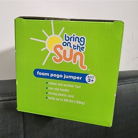 NEW! Bring On The Sun Foam Pogo Jumper - Indoor/Outdoor Fun - Picture 3 of 4